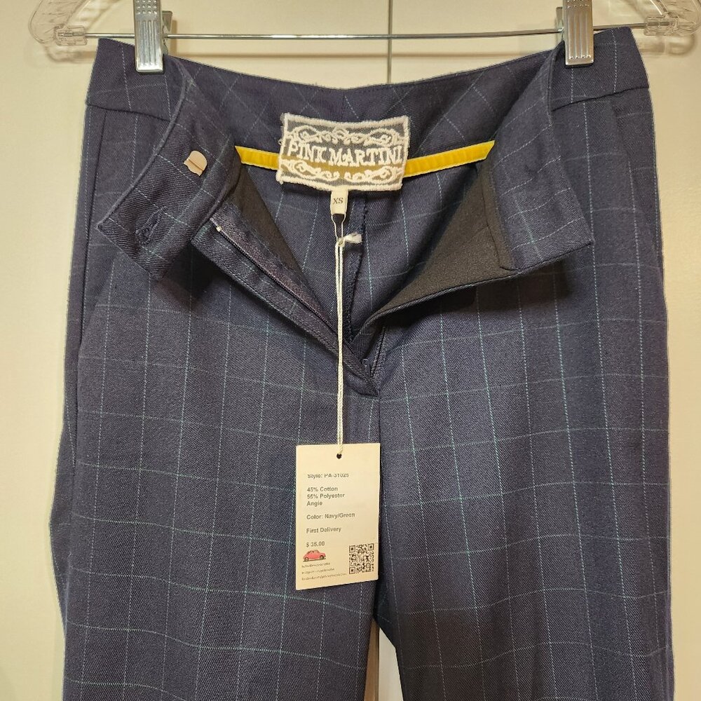 Pink Martini striped slacks size XS